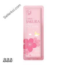 Laikou Sakura Sleeping Face Mask (1 Pc) 3gm